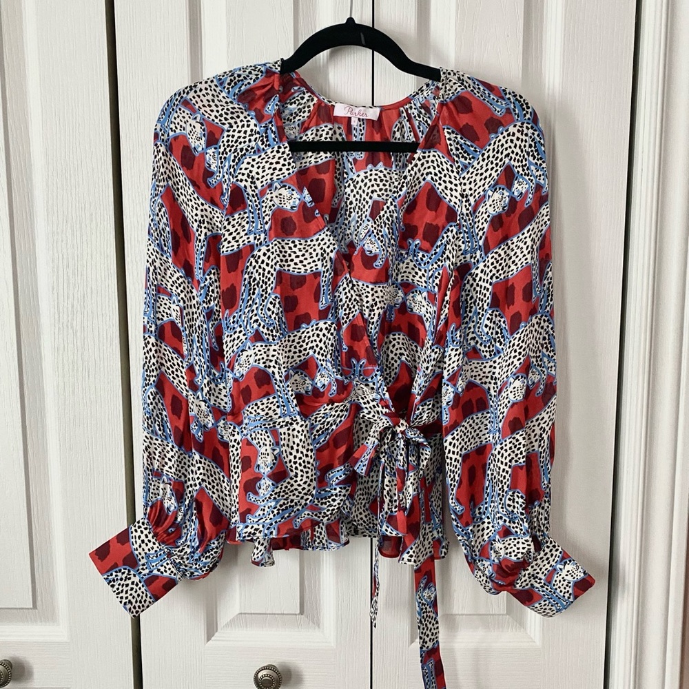 RARE Parker silk Sheridan blouse